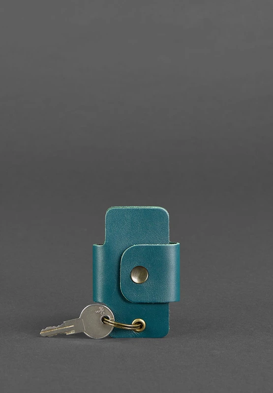 Шкіряна ключниця смарт-кейс 4.0 зелена