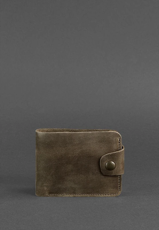 Шкіряне портмоне 4.3 темно-коричневе