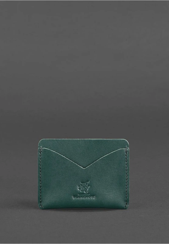 Жіночий шкіряний кейс-слім 5.0 зелена