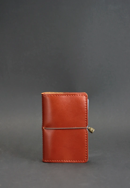 Шкіряний кард-кейс 7.0 світло-коричневий