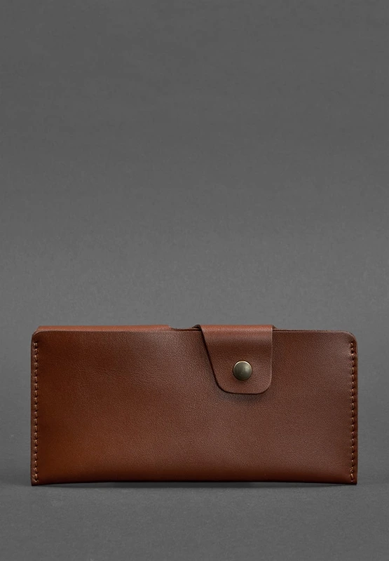 Шкіряне портмоне-купюрник 8.0 світло-коричневе