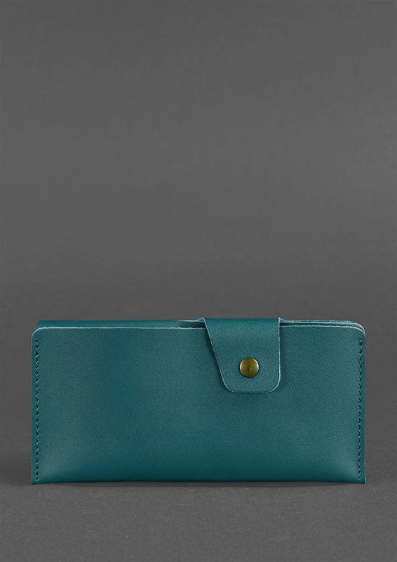 Шкіряне портмоне-купюрник 8.0 зелене