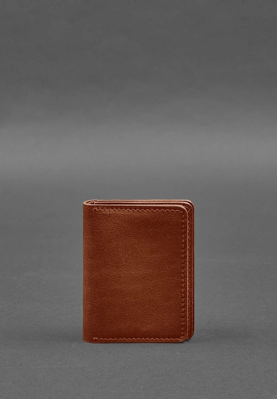 Шкіряна обкладинка для посвідчення водія, ID і пластикових карток 2.0 світло-коричнева