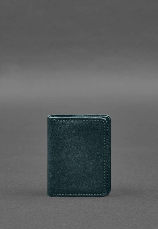 Шкіряна обкладинка для посвідчення водія, ID і пластикових карток 2.0 зелена