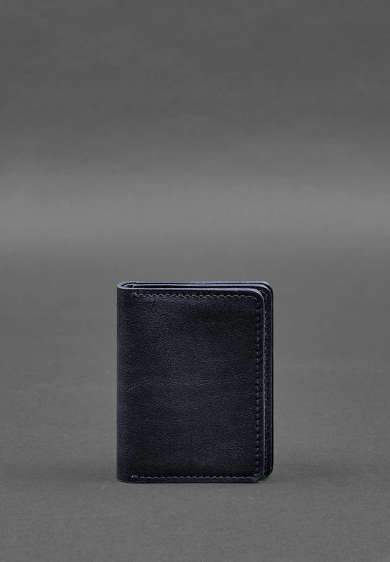 Шкіряна обкладинка для посвідчення водія, ID і пластикових карток 2.0 синій