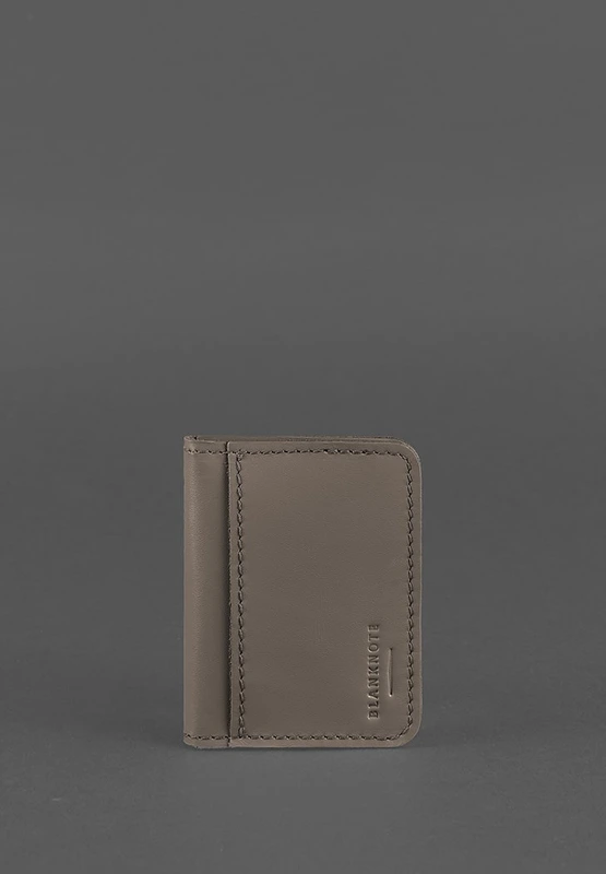 Шкіряна обкладинка для ID-паспорта і водійського повсідчення 4.0 темно-бежева