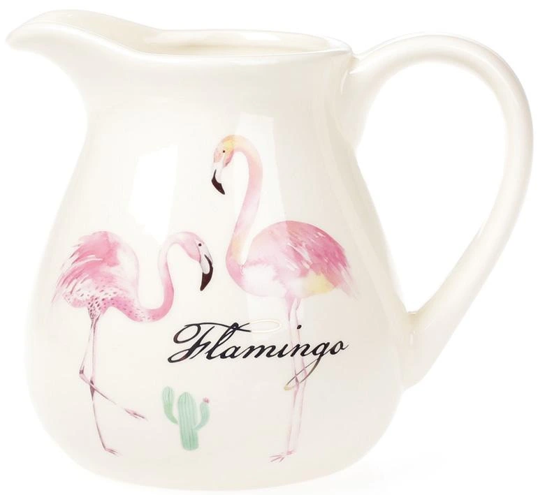 Глечик "Рожевий Фламінго" 900мл, керамічний