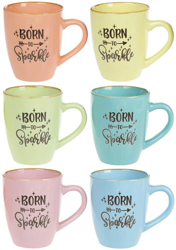 Кружка "Born to Sparkle" (Народжений Іскритися) 360мл, кераміка