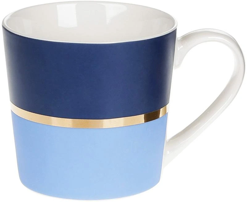 Кружка фарфорова "Джайв" 350мл, синя