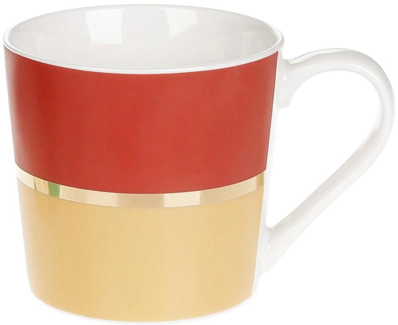 Кружка фарфорова "Джайв" 350мл, теракота