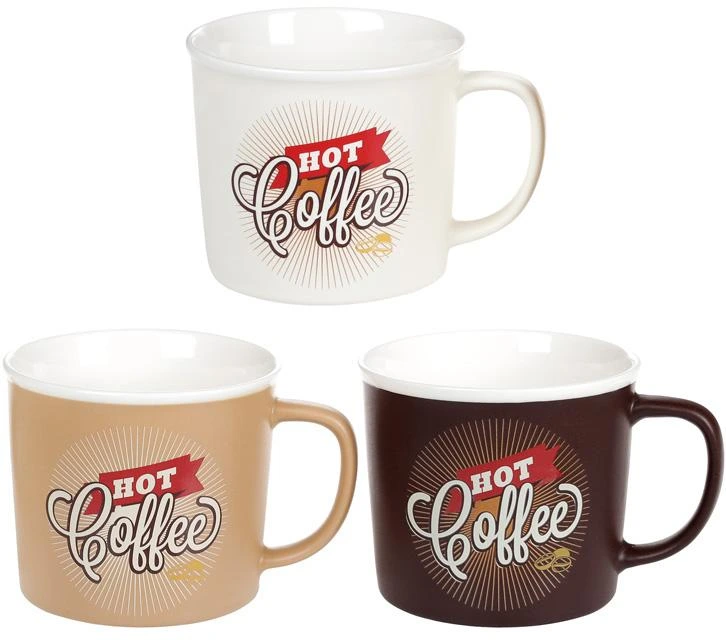 Кружка Hot Coffee 380мл фарфорова