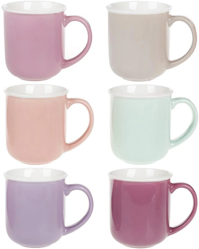 Кружка "Лавандове поле" 380мл порцелянова, пастель