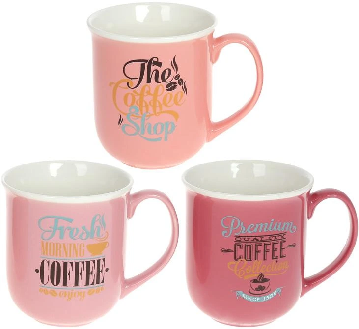 Кружка порцелянова "Always Good" 380мл, рожева