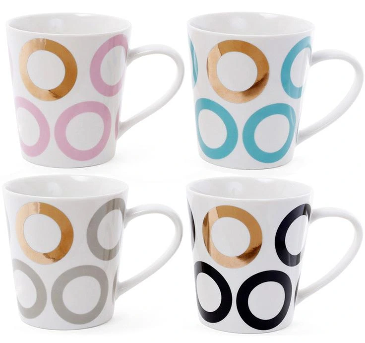 Кружка порцелянова "Кільця" 400мл