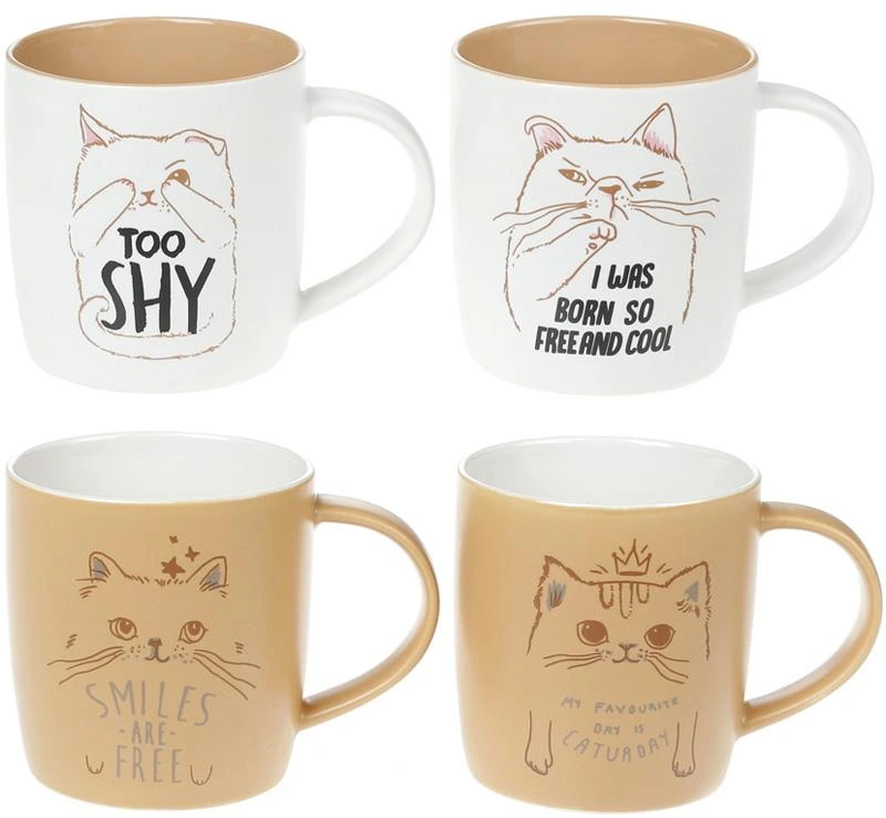 Кружка порцелянова "Котики" 350мл