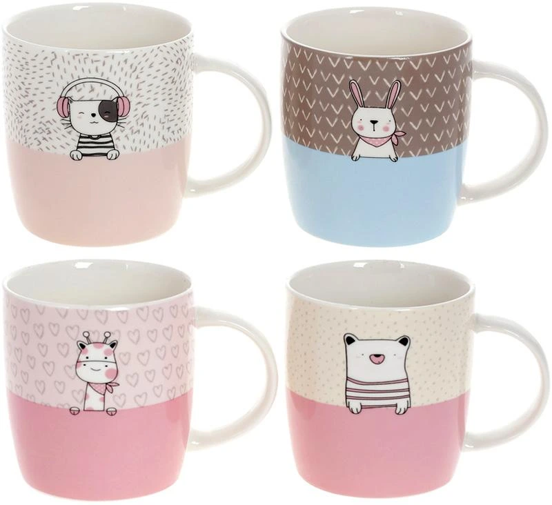 Кружка порцелянова "Милі Звірятка" 350мл