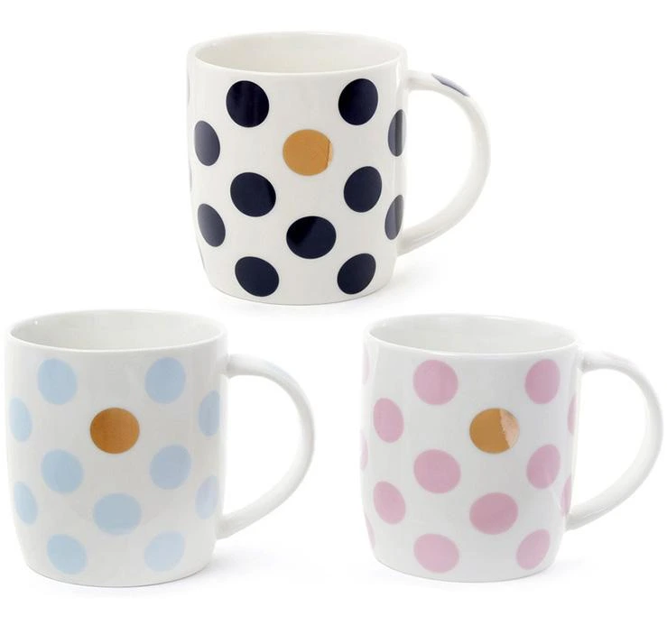 Кружка порцелянова "Золотий горох" 320мл