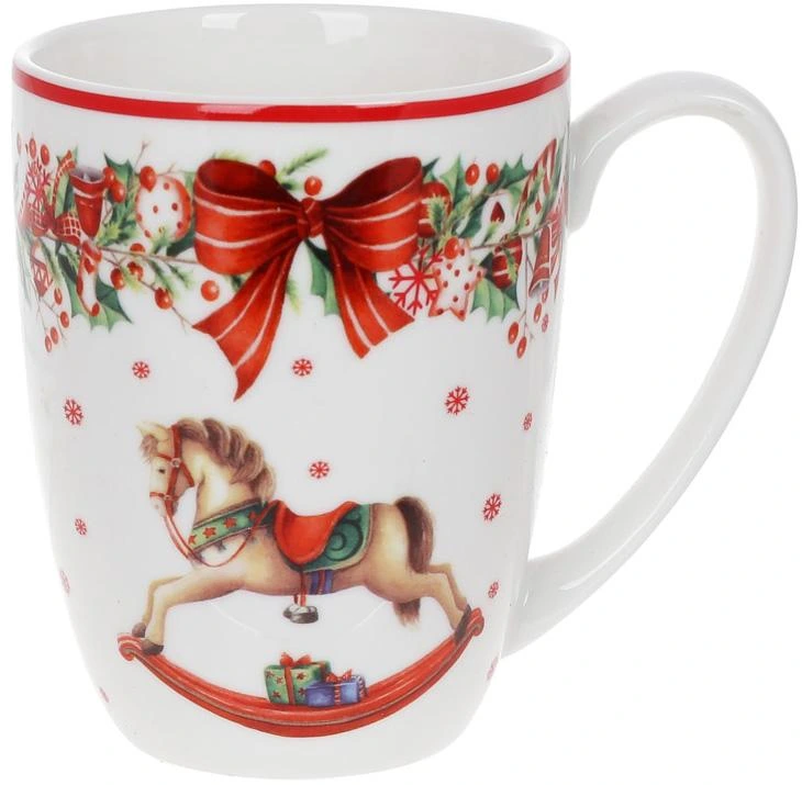 Кружка "Різдвяна фантазія" 400мл, порцелянова