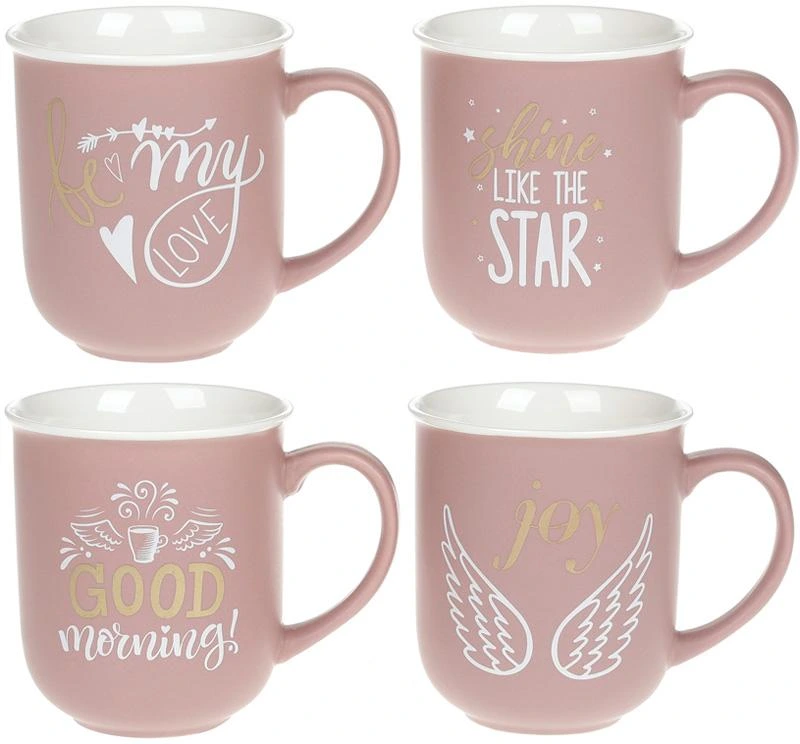 Кружка "Рожевий настрій" 350мл порцелянова