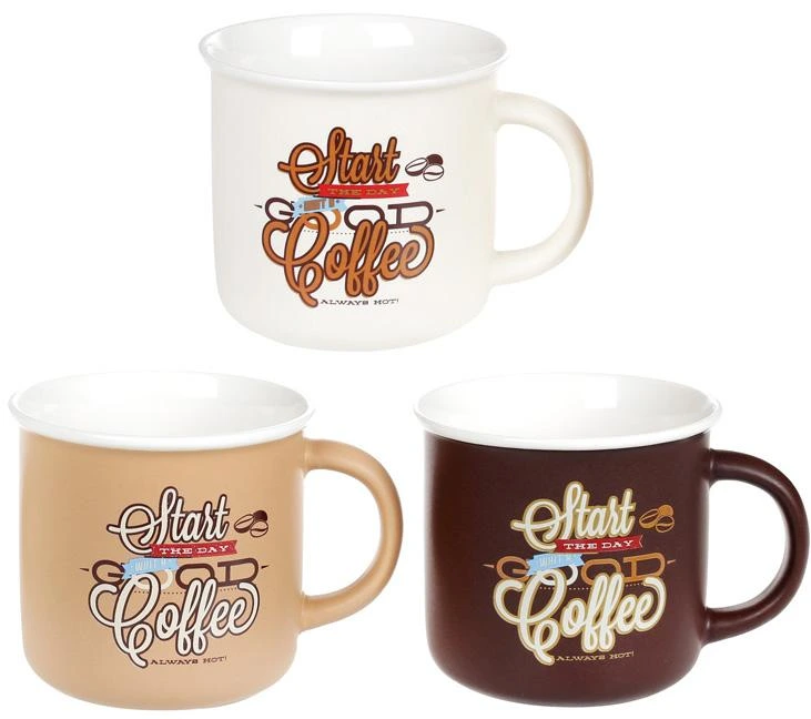 Кружка Start Coffee 380мл фарфорова