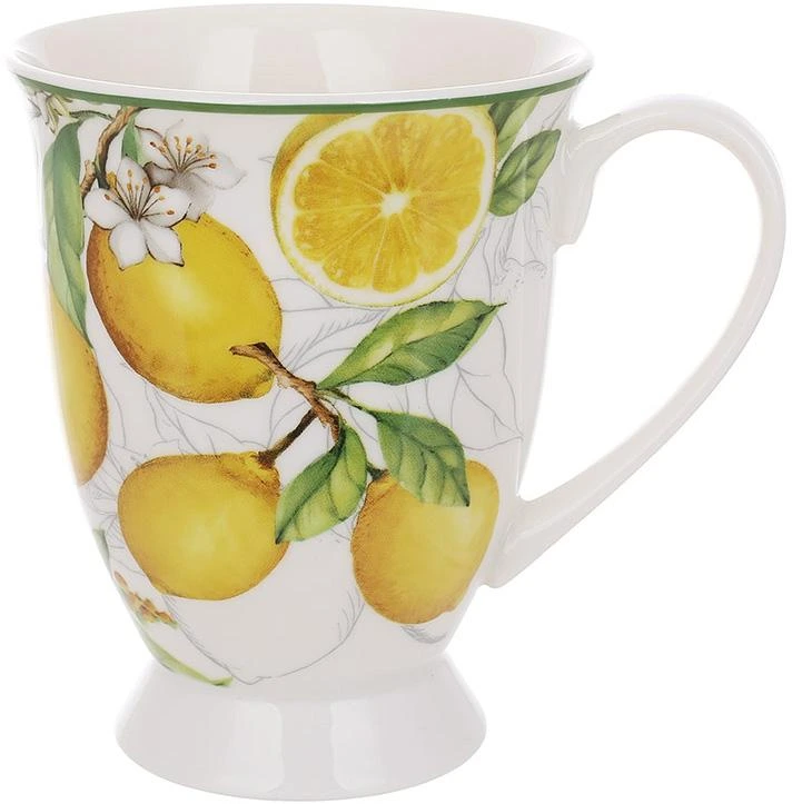 Кухоль порцеляновий "Сицилійський Лимон" 300мл, чайна чашка