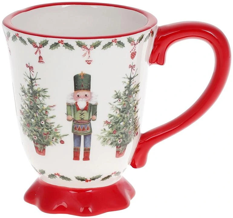 Набір 2 керамічних гуртки "Лускунчик" 250мл, 12.2х8.4х10.2см