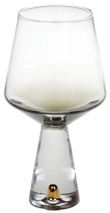 Набір 4 келиха Chic для білого вина 400мл, димчастий сірий