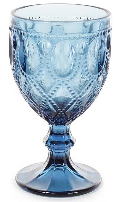 Набір 6 винних келихів Siena Toscana 300мл, синє скло