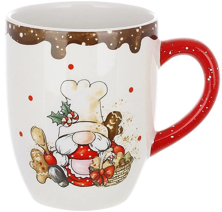 Кружка керамічна "Гном-Кухар з Пряниками" 400мл