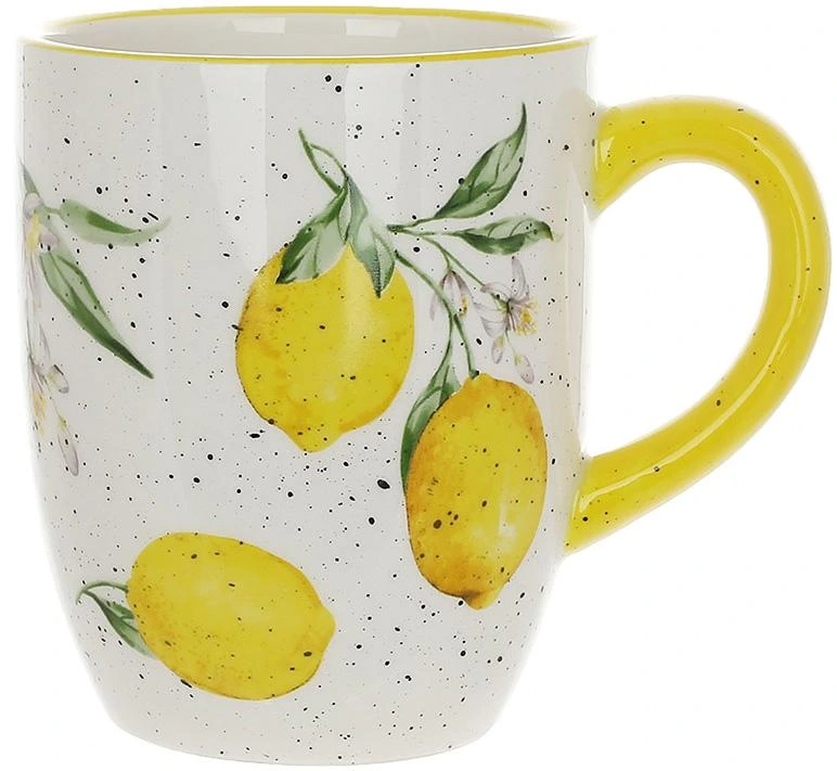 Кухоль керамічний "Соковиті Лимони" 350мл
