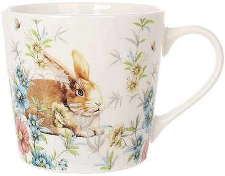 Кухоль порцеляновий Happy Rabbit 450мл