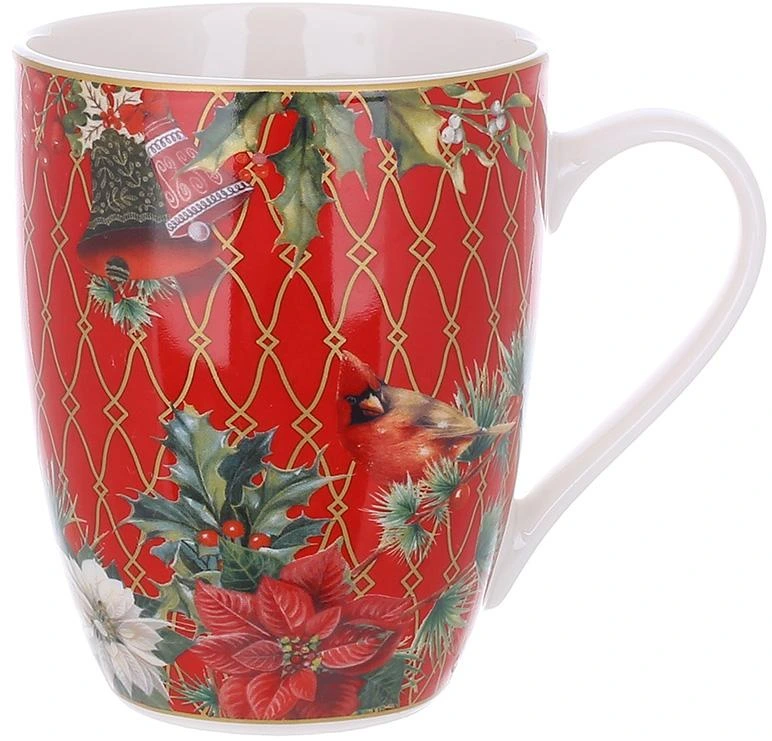 Кухоль порцеляновий «Merry Christmas» 340мл для новорічного сервірування