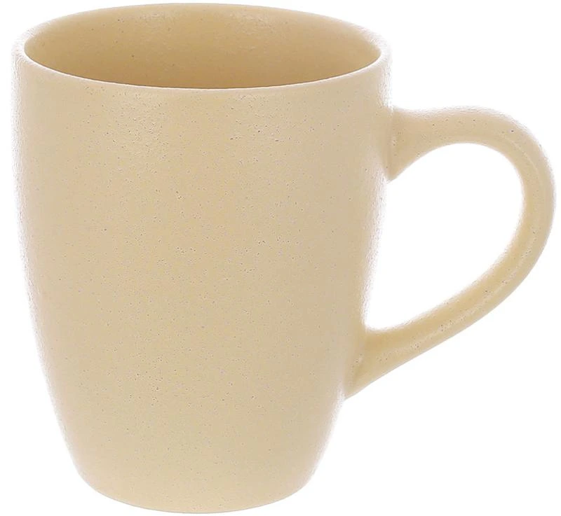 Набір 6 керамічних кухлів Scandi 350мл, жовті