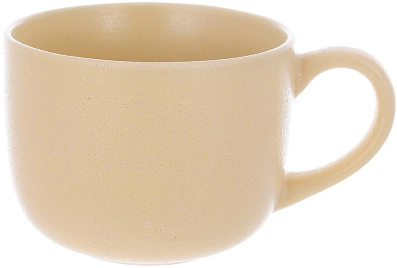 Набір 6 керамічних кухлів Scandi 550мл, жовті