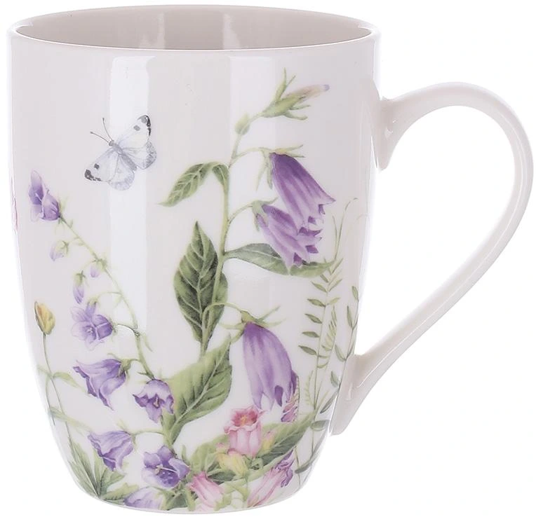 Набір 6 порцелянових кухлів Floral 340мл