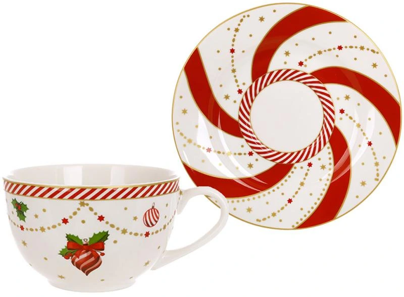 Набір порцелянових чашок "Candyland" 2 чашки 250мл та 2 блюдця