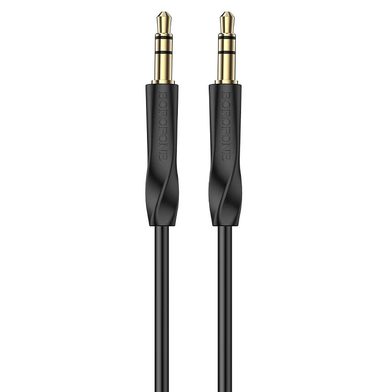 Аудіокабель BOROFONE BL16 3.5mm male to 3.5mm male, PVC, 1m, Black
