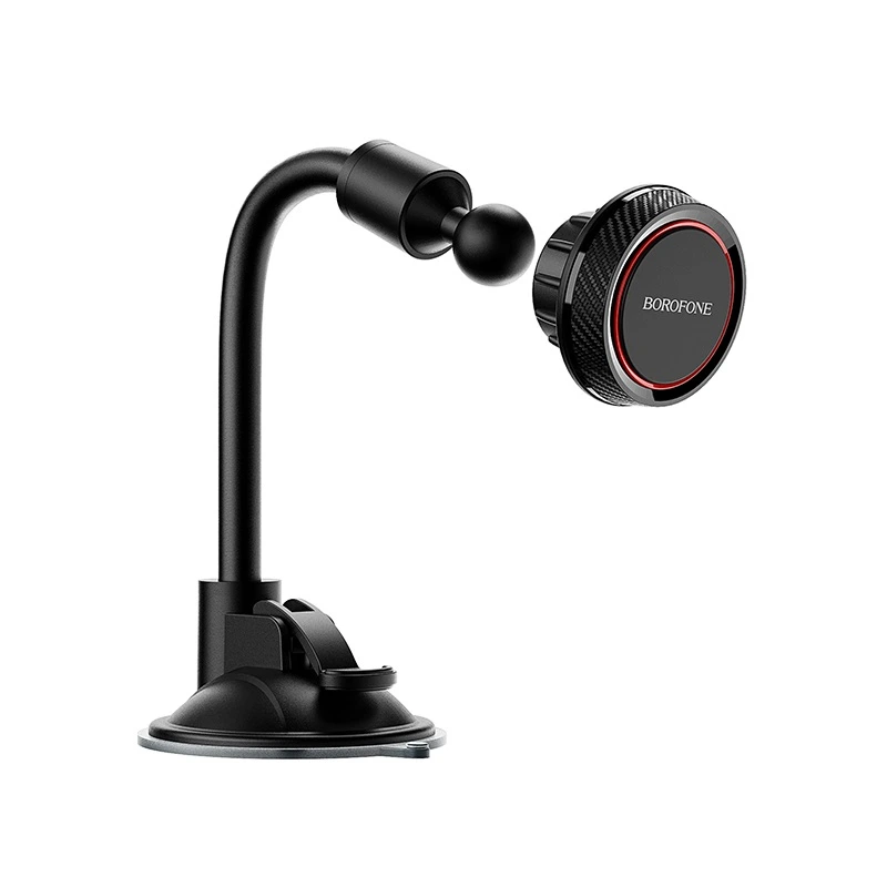 Автотримач для телефона BOROFONE BH18 Journey series in-car phone holder, carbon fiber pattern durable — Borofone