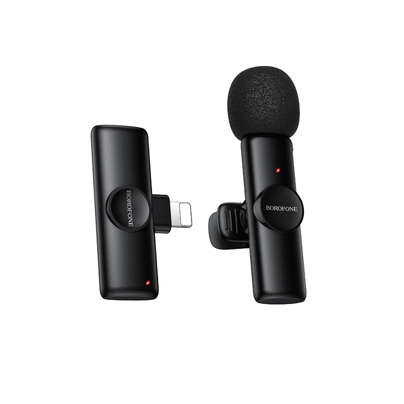 Бездротова мікрофонна система BOROFONE BFK16 Winner (Lightning) Black