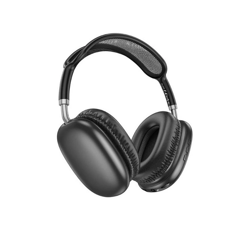 Бездротові накладні навушники BOROFONE BO22 Plus Elegant BT headphones Deep Space Gray — Borofone