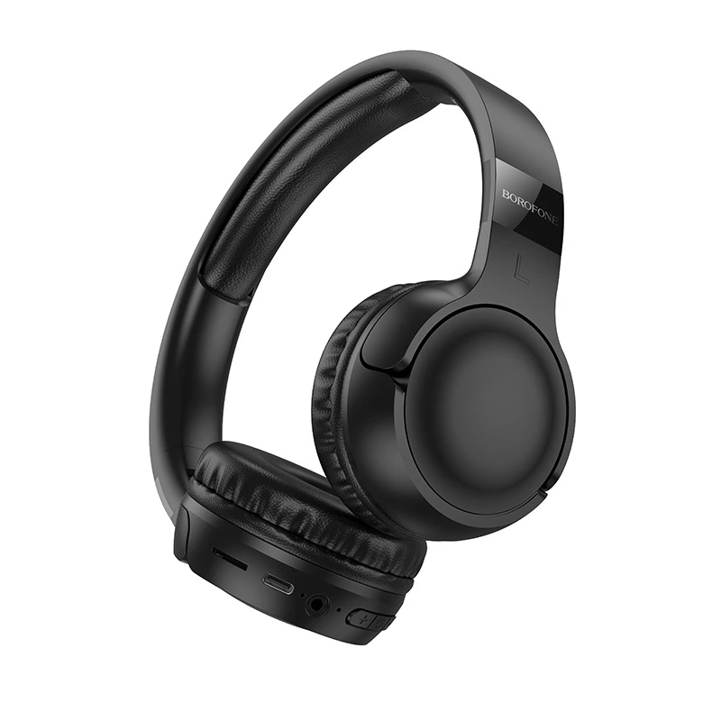 Бездротові накладні навушники BOROFONE BO32 Show BT headphones Black — Borofone