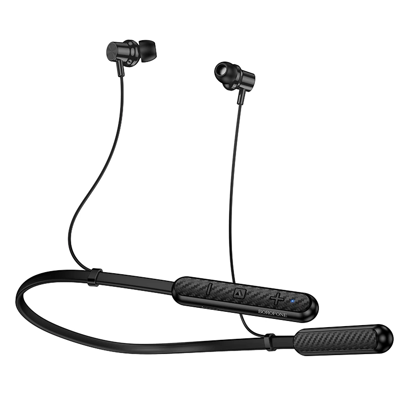 Бездротові спортивні навушники BOROFONE BE72 Sun neck hanging BT earphones Black