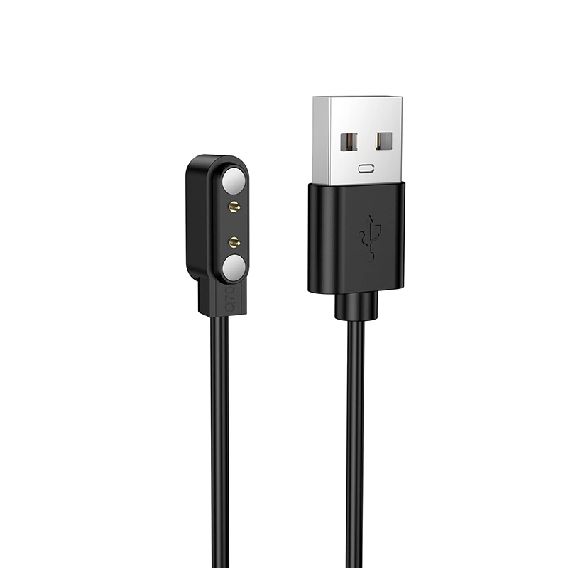 Бездротовий зарядний пристрій для смарт-годинника BOROFONE BD15 Smart bracelet charging cable Black — Borofone