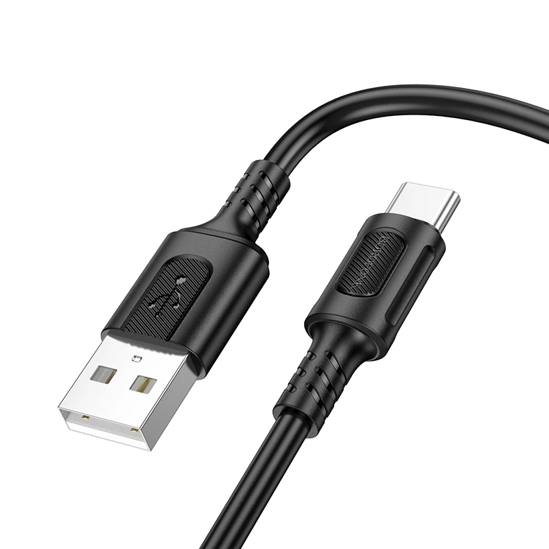 Кабель BOROFONE BX111 Feliz charging data cable Type-C 1m Black — Borofone