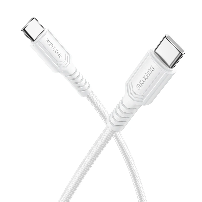 Кабель BOROFONE BX116 Certain 60W charging data cable C to C White