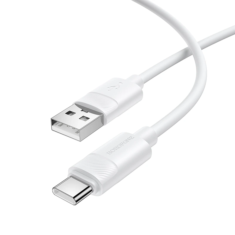 Кабель BOROFONE BX123 Leya silicone charging data cable Type-C White