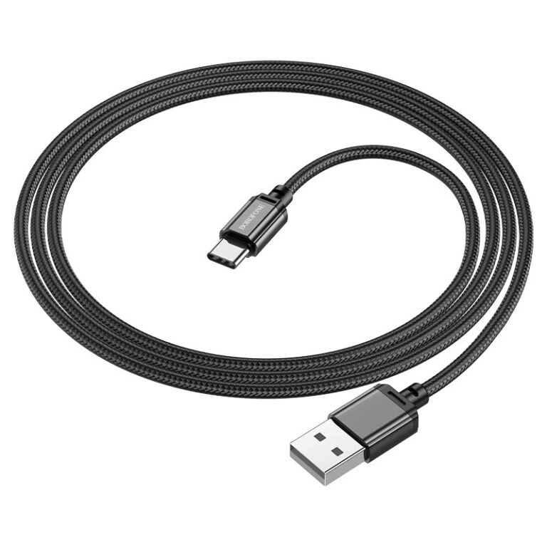 Кабель BOROFONE BX87 Sharp charging data cable for Type-C 1 м Black — Borofone