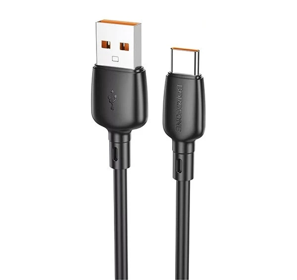 Кабель BOROFONE BX93 Super power 100W charging data cable Type-C Black — Borofone