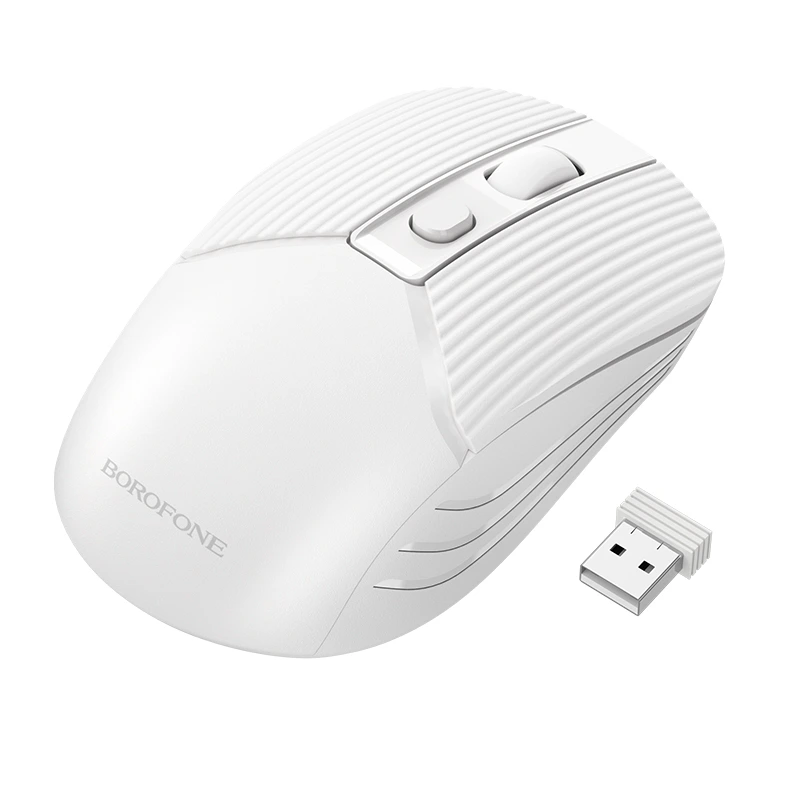 Маніпулятор миша BOROFONE BG5 Business wireless mouse White — Borofone