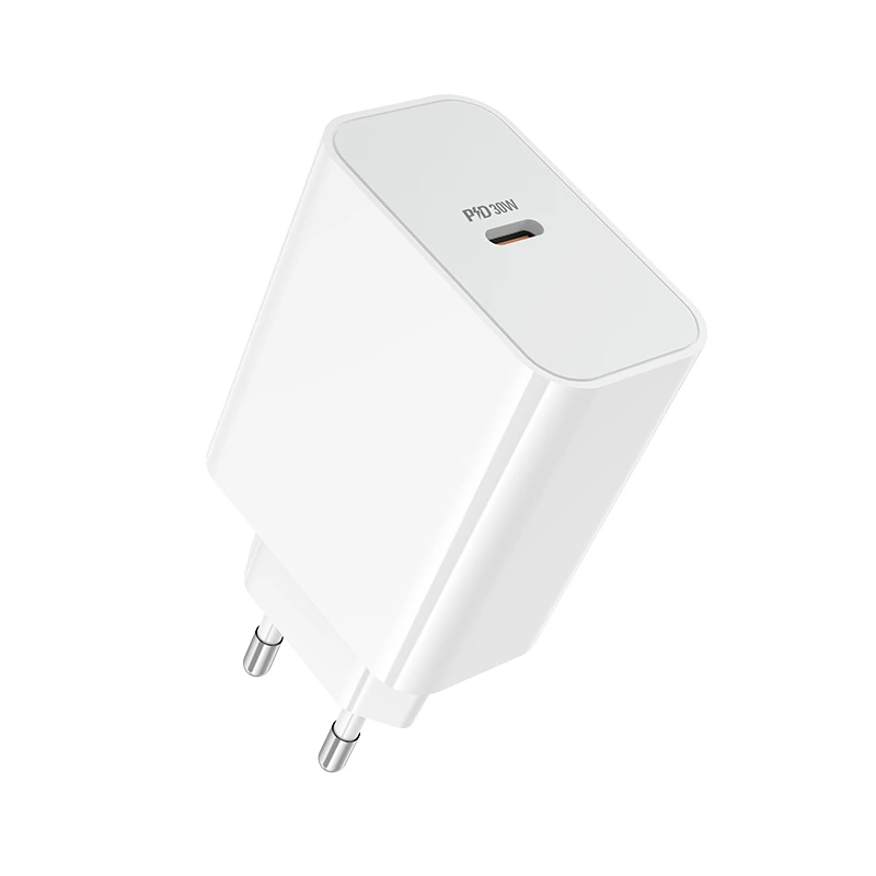 Мережевий зарядний пристрій BOROFONE BA107A Stellar single port PD30W charger (EU) White